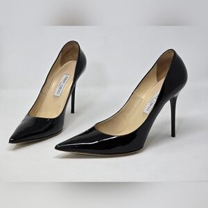 *SOLD* Jimmy Choo Abel black patent heels Size 42